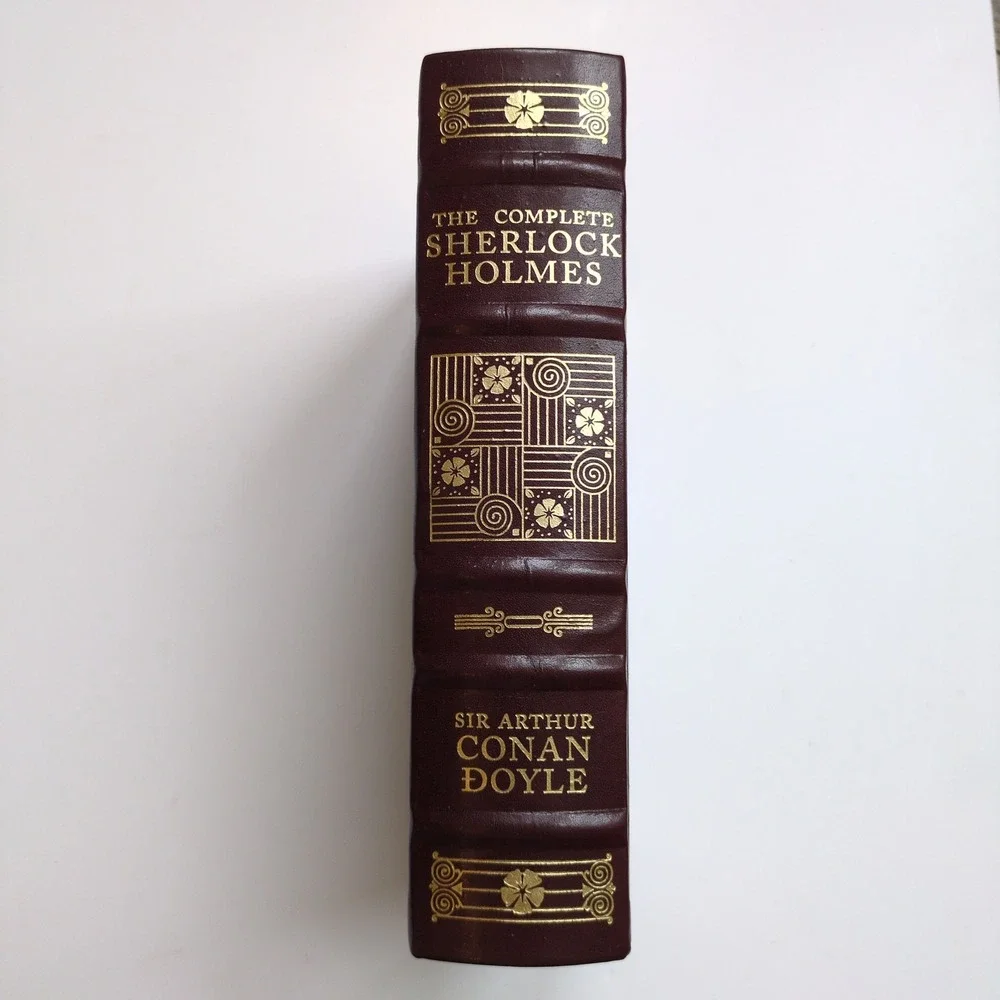 Barnes & Noble‎ The Complete Sherlock Holmes Burgundy Leather Gold Gilt 1992